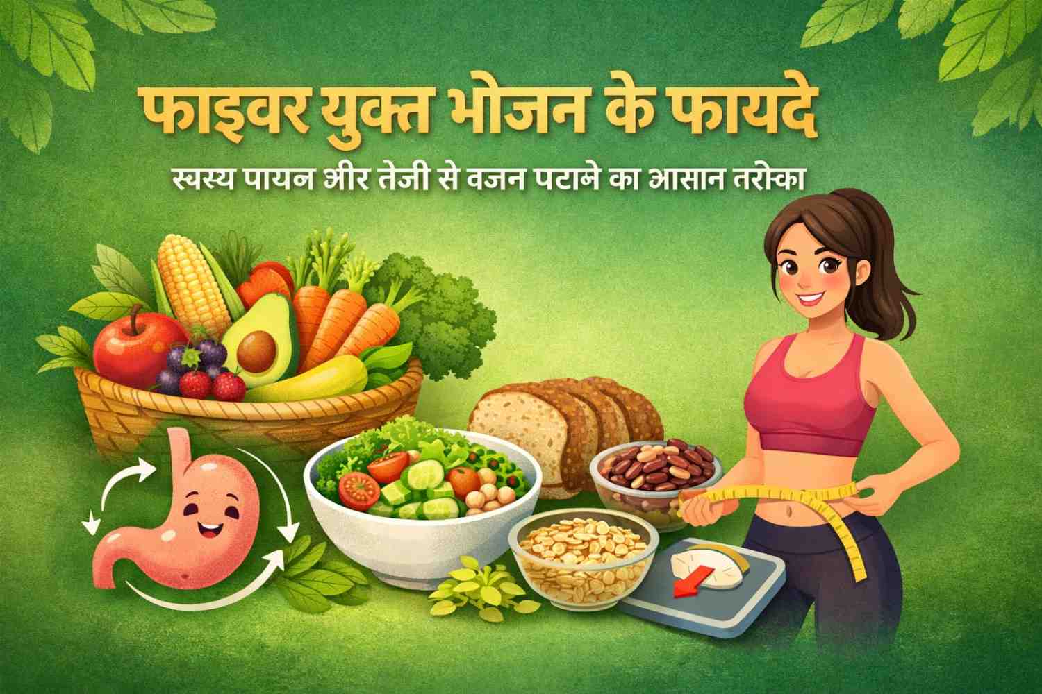 फाइबर युक्त भोजन के फायदे