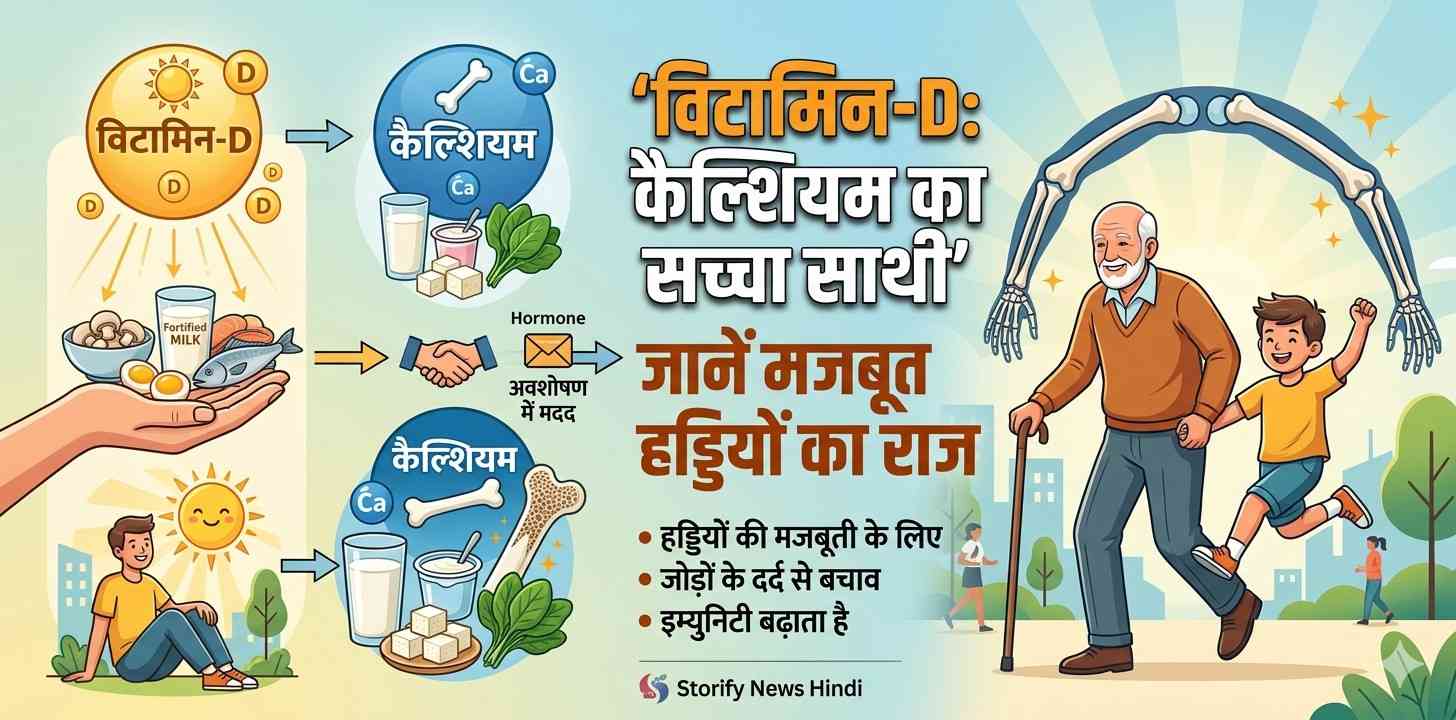 विटामिन-D: कैल्शियम का सच्चा साथी