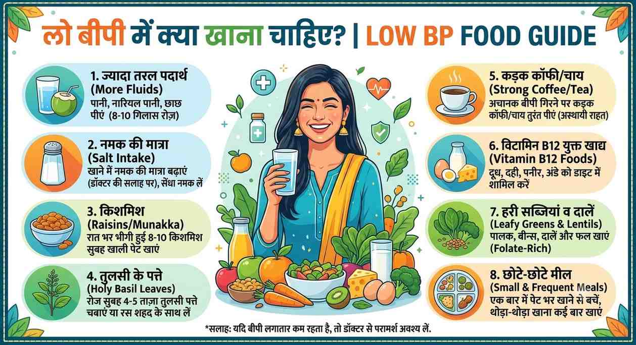 Low BP Me Kya Khana Chahiye