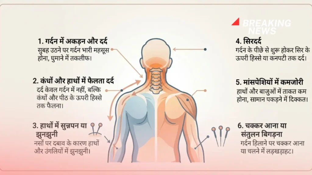 Cervical Pain Symptoms in Hindi